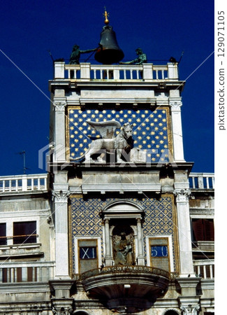 Clock Tower in Venice, Italy. Torre dell Orologio. Clock Tower in Venice, Italy. Torre dell Orologio. 129071105