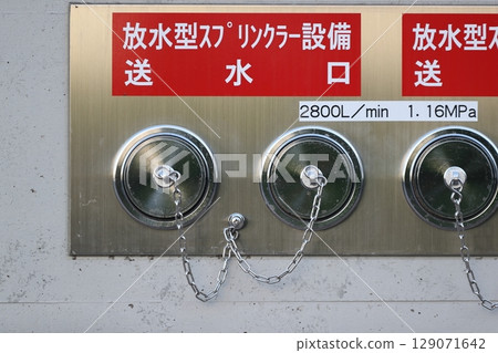 Water inlet (firefighting equipment) 129071642