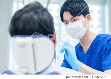 Dentist cavity treatment 129072058