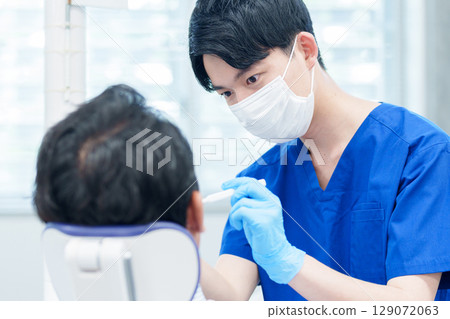 Dentist cavity treatment 129072063