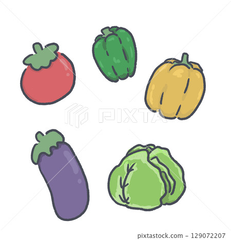 Colorful vegetables 129072207