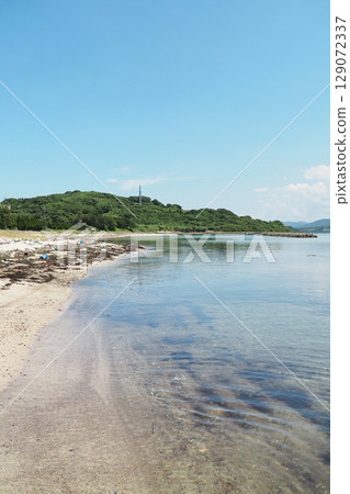 Beautiful seascape of Tsunoshima, Shimonoseki, Yamaguchi Prefecture 129072337