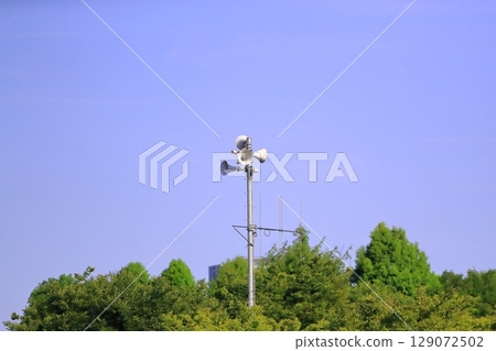 Disaster prevention administration wireless outdoor loudspeaker 129072502