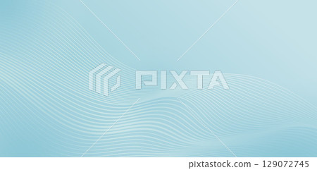 abstract blue wave background with wavy lines for your text or abstract background with copy space for banner, poster, flyer, presentation slides, business cards, landing pages, header website designs 129072745
