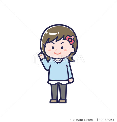 Casual clothing child / diagonal / girl 12 129072963