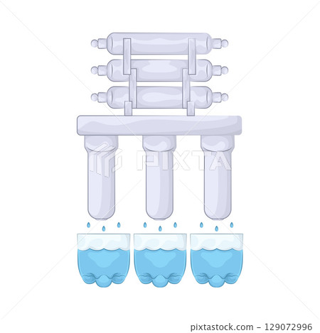 Illustration of Water Filter Illustration of Water Filter 129072996