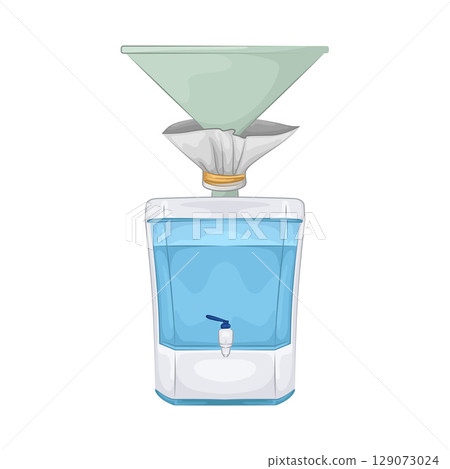 Illustration of Water Filter  129073024