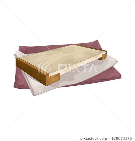 Illustration of Cutting Board  Illustration of Cutting Board  129073176