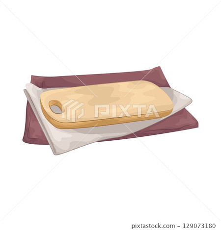Illustration of Cutting Board Illustration of Cutting Board 129073180