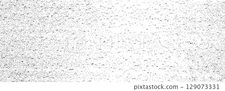 Grunge abstract grain texture. Stipple gritty noise background. Distress dust particle overlay. Grunge dotted textile backdrop. Sand stone speckles and granules wallpaper. Vector dotwork gritty specks 129073331