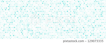 Seamless medical healthcare background. Blue green cross hospital pattern. Repeating plus symbol wallpaper. Tech backdrop for presentation, banner, poster, booklet, brochure, leaflet, ad. Vector 129073335