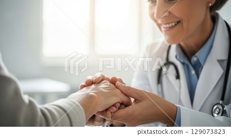 Doctor Providing Empathetic Care to Patient - Ai generated 129073823