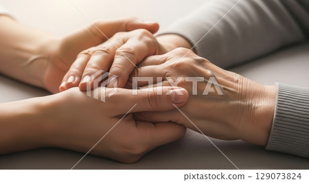 Intergenerational Support and Care - Ai generated 129073824