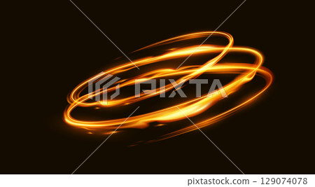 Glowing Light Trails in Dynamic Motion Glowing Light Trails in Dynamic Motion 129074078