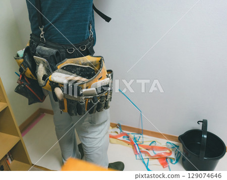 牆紙施工 129074646