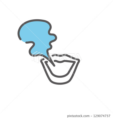 口臭圖標的簡單說明 129074737