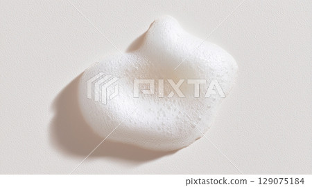 White foam texture skin care foam macro White foam texture skin care foam macro 129075184