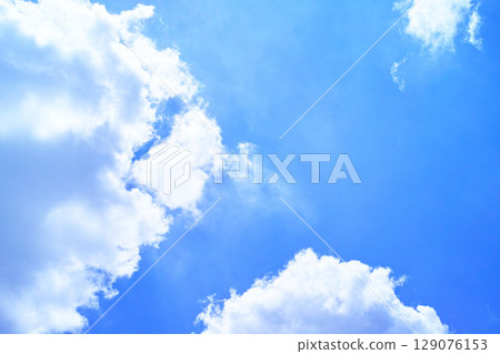 藍色的天空和雲圖像 藍色的天空和雲圖像 129076153