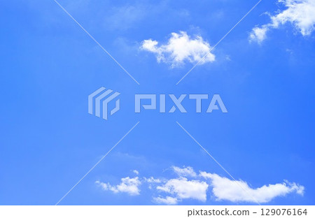 藍色的天空和雲圖像 129076164