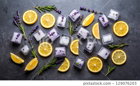 A healthy, delicious plate of fresh fruit on a wooden table 129076203