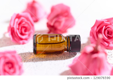 Aromatherapy oil rose Aromatherapy oil rose 129076590