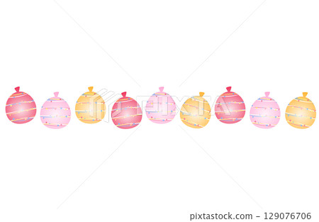 Fluffy Water Balloons Line Pink 129076706