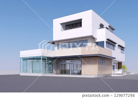 空置商店及停車場 129077298