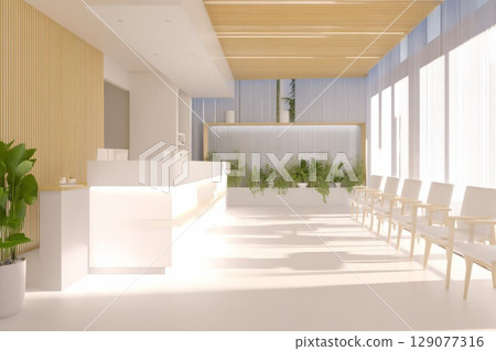 乾淨明亮的接待處 129077316