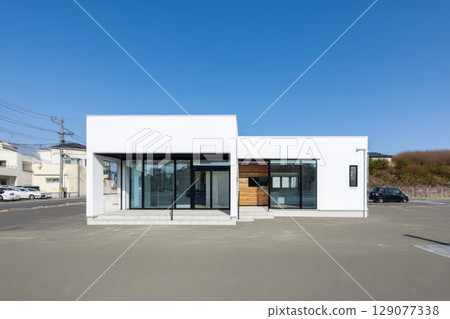 時尚的店鋪設計 129077338