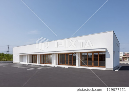 Stylish store design 129077351