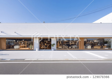 時尚家具店的外觀 129078366