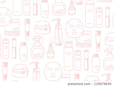Skin care background illustration Skin care background illustration 129078649