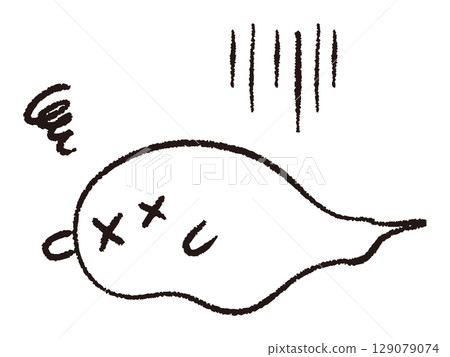 手繪的墮落鬼插圖 129079074