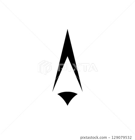 Spear logo vector design template 129079532