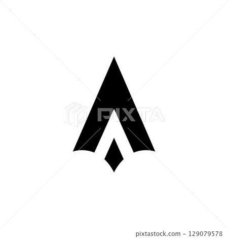 Spear logo vector design template 129079578