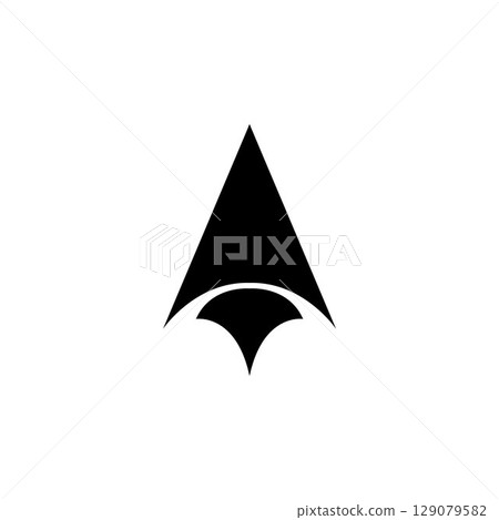 Spear logo vector design template 129079582
