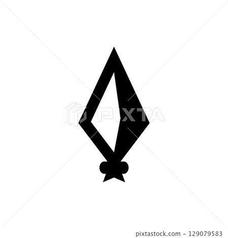 Spear logo vector design template 129079583