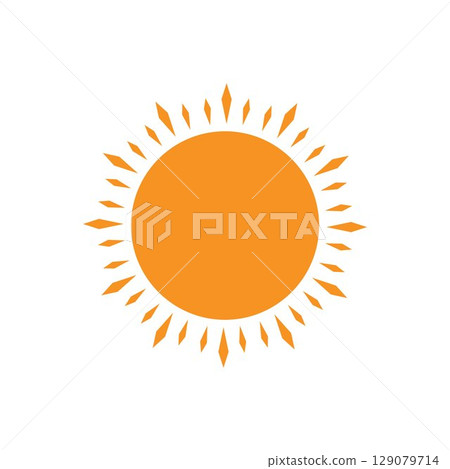 Sun Vector illustration Icon Sun Vector illustration Icon 129079714