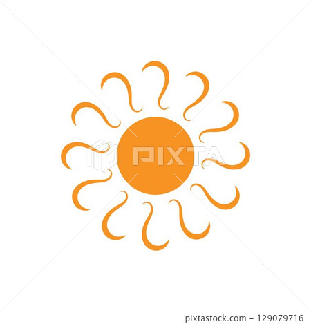 Sun Vector illustration Icon 129079716