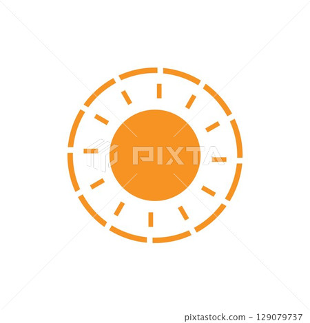 Sun Vector illustration Icon Sun Vector illustration Icon 129079737