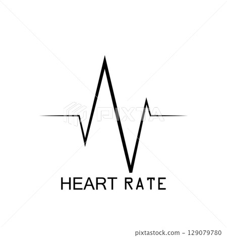 Hearbeat Pulse Icon Vector Illustration Logo Template Hearbeat Pulse Icon Vector Illustration Logo Template 129079780