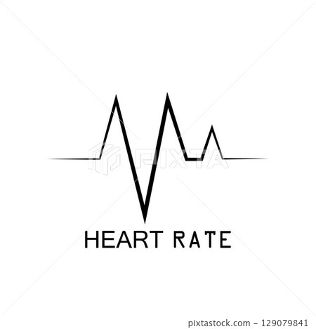 Hearbeat Pulse Icon Vector Illustration Logo Template Hearbeat Pulse Icon Vector Illustration Logo Template 129079841