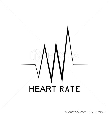 Hearbeat Pulse Icon Vector Illustration Logo Template Hearbeat Pulse Icon Vector Illustration Logo Template 129079866