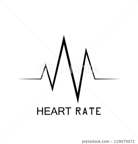 Hearbeat Pulse Icon Vector Illustration Logo Template Hearbeat Pulse Icon Vector Illustration Logo Template 129079872