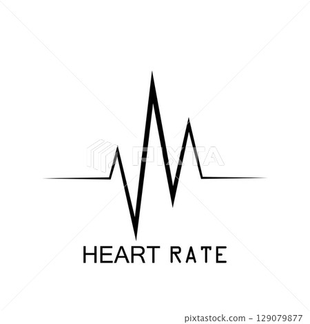 Hearbeat Pulse Icon Vector Illustration Logo Template Hearbeat Pulse Icon Vector Illustration Logo Template 129079877