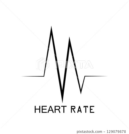Hearbeat Pulse Icon Vector Illustration Logo Template Hearbeat Pulse Icon Vector Illustration Logo Template 129079878