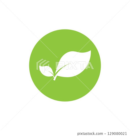 Logos of green Tree leaf ecology nature element vector 129080021