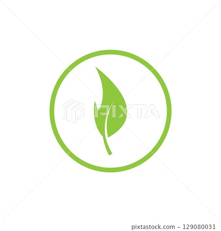 Logos of green Tree leaf ecology nature element vector 129080031