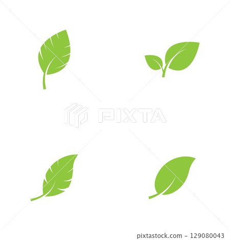 Logos of green Tree leaf ecology nature element vector Logos of green Tree leaf ecology nature element vector 129080043