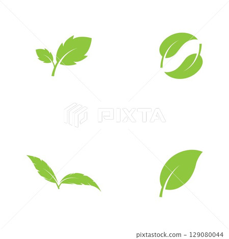 Logos of green Tree leaf ecology nature element vector Logos of green Tree leaf ecology nature element vector 129080044